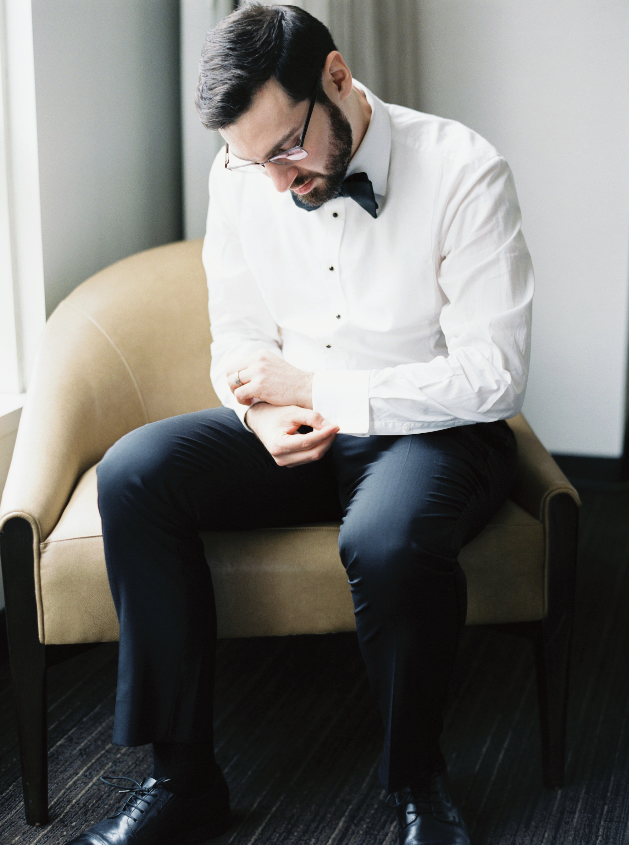 Groom | Colorful & Sweet Brooklyn Wedding | The Green Building