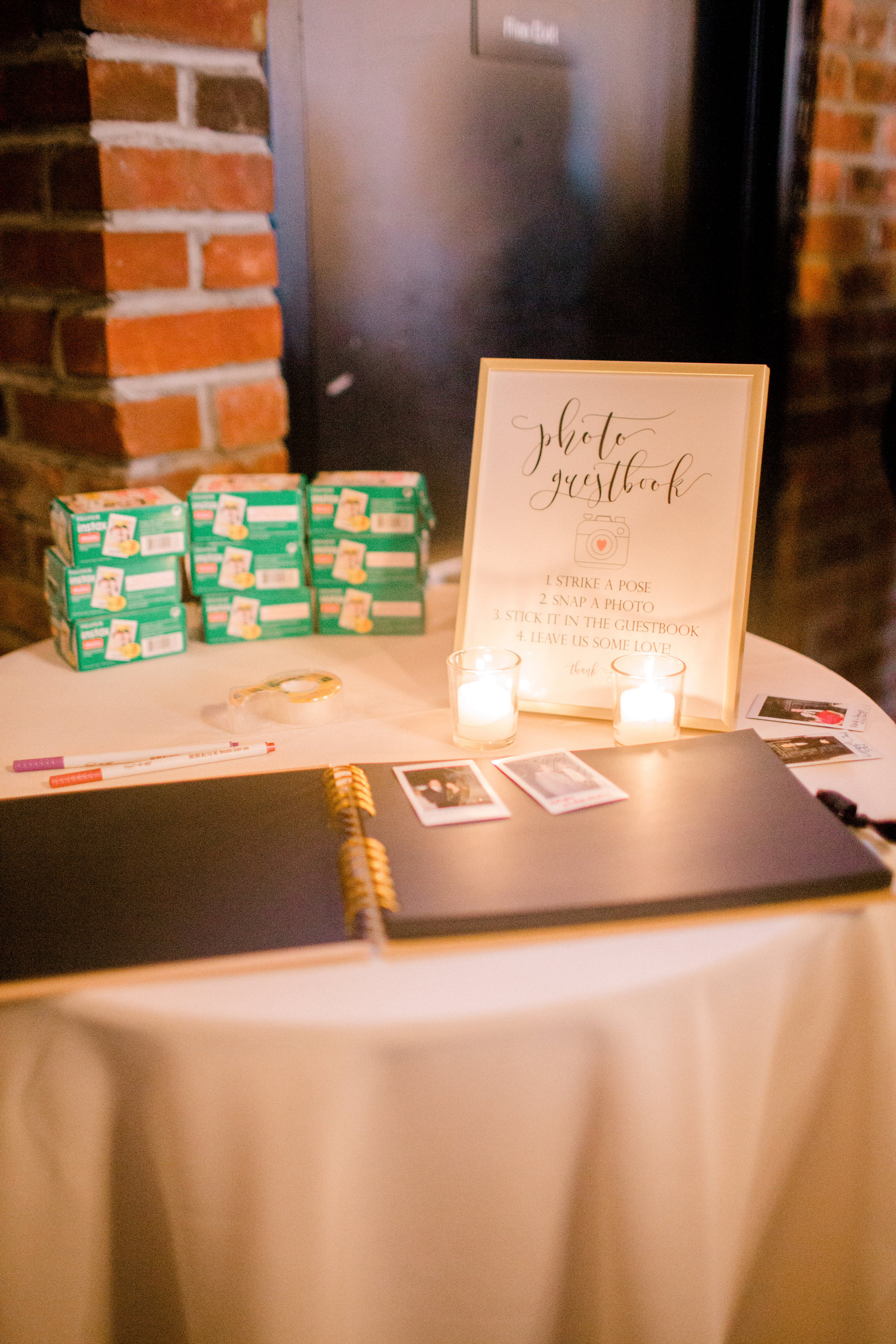 Photo Guestbook | Details | Colorful & Sweet Brooklyn Wedding | The Green Building