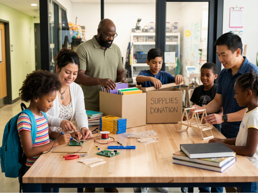 Back-to-School: Building Community Through Giving and STEM