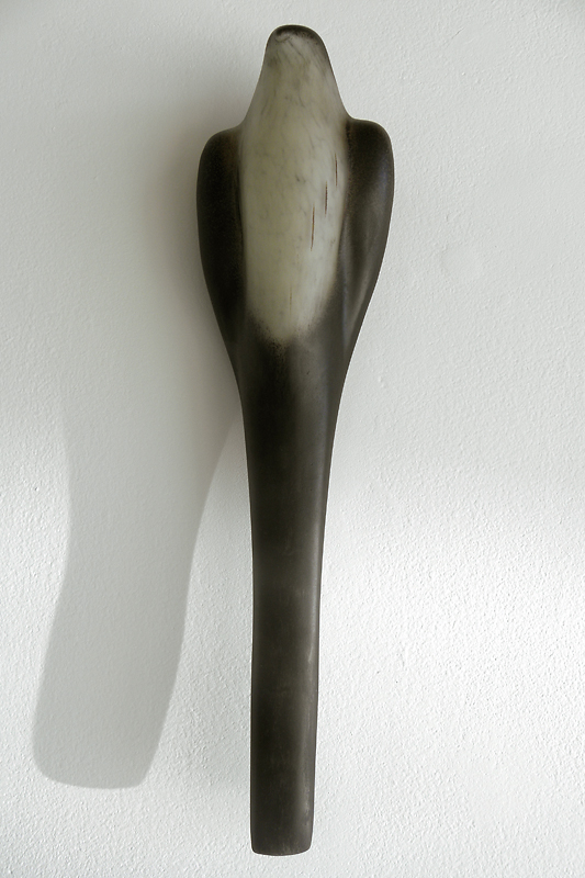  "Long Bird," 2010 Hand blown pigmented glass 18 x 5 x 3.5 inches 