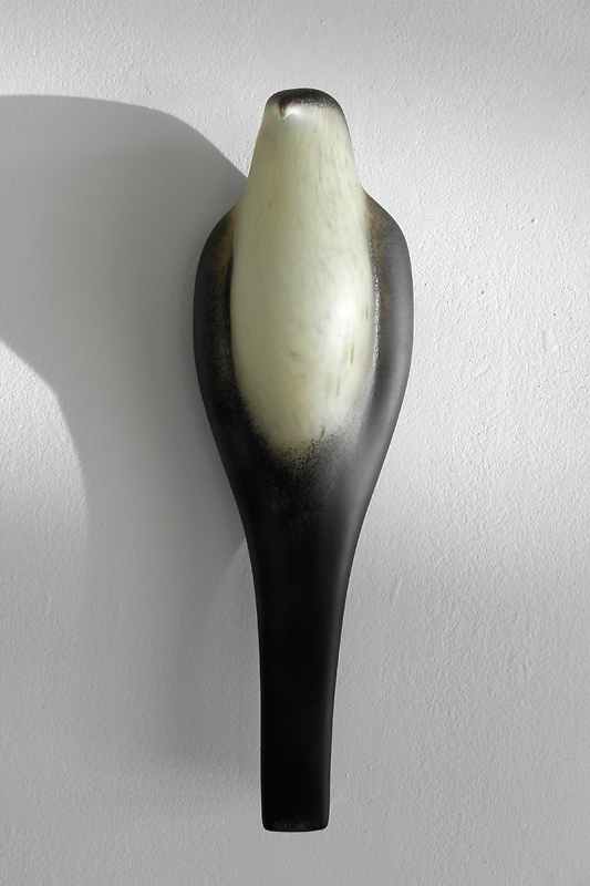 "Japanese Bird," 2010 Hand blown pigmented glass 14 x 4.5 x 3.25 inches      