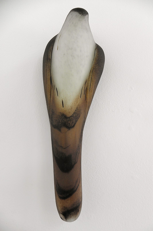  "Accipiter (Cooper's)," 2010 Hand blown pigmented glass 15 x 5 x 3.5 inches 