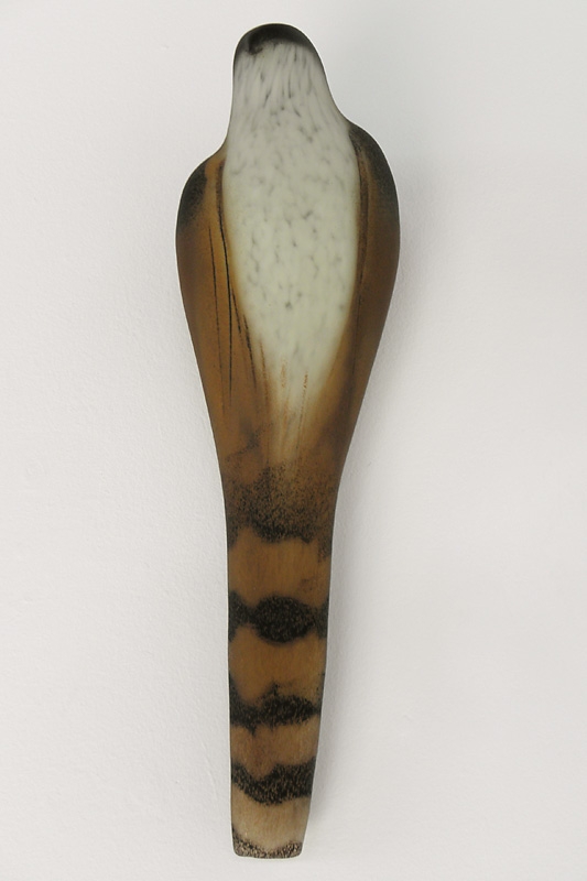  "Accipiter (Sharpie)," 2010 Hand blown pigmented glass 16 x 4 x 4.5 inches      