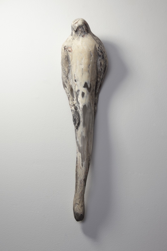  "Avatara," 2010 Hand blown glass, marble mix and sumi ink 21.5 x 5 x 4 inches 