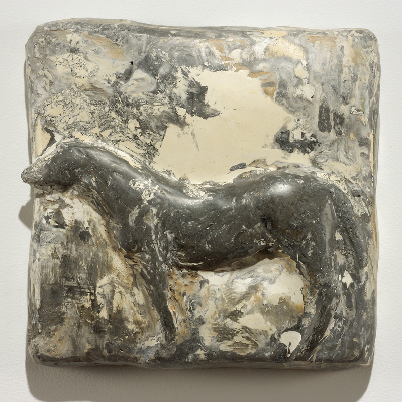  "Negrita," 2006 Marble mix 13 x 13 x 2.75 inches 