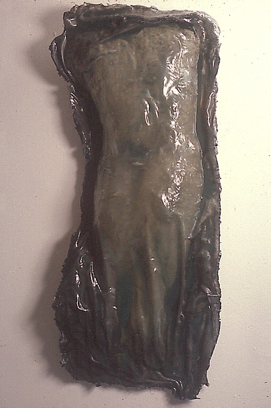  "Green Piece," 1996 Resin 62 x 27 x 6 inches 