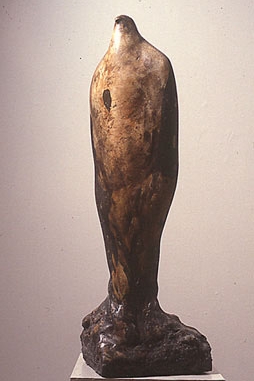  "Falcon," 1987 Mixed media 28 x 8 x 8 inches 