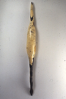  "Bittern," 1988 Mixed media 63 x 5.5 x 5.5 inches 