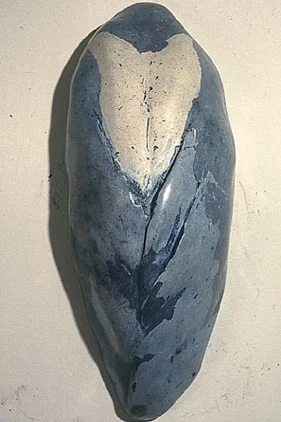  "Closed Wing," 1986 Mixed media 36 x 18 x 12 inches 