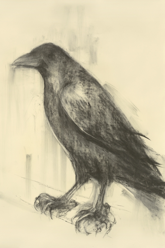  "Mama Raven," 2012 Archival pigment print on clay ground on German etching paper 52 x 42 inches 