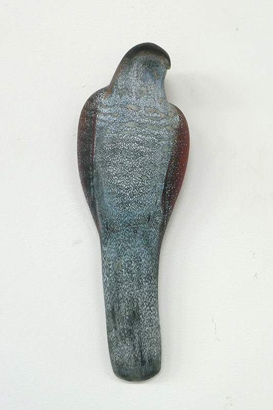  "Picasso Wall Bird," 2015 Hand blown pigmented glass 13 x 5 x 3.5 inches 