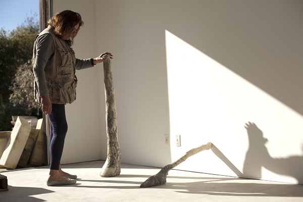  Jane with "Glass Hoof" and "Wall Foot,” 2011 
