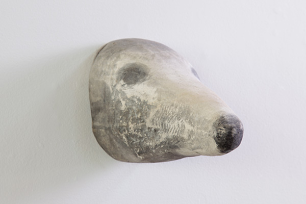  "Mayo Seal," 2009 Limestone and pigment 12 x 20 x 6 inches 