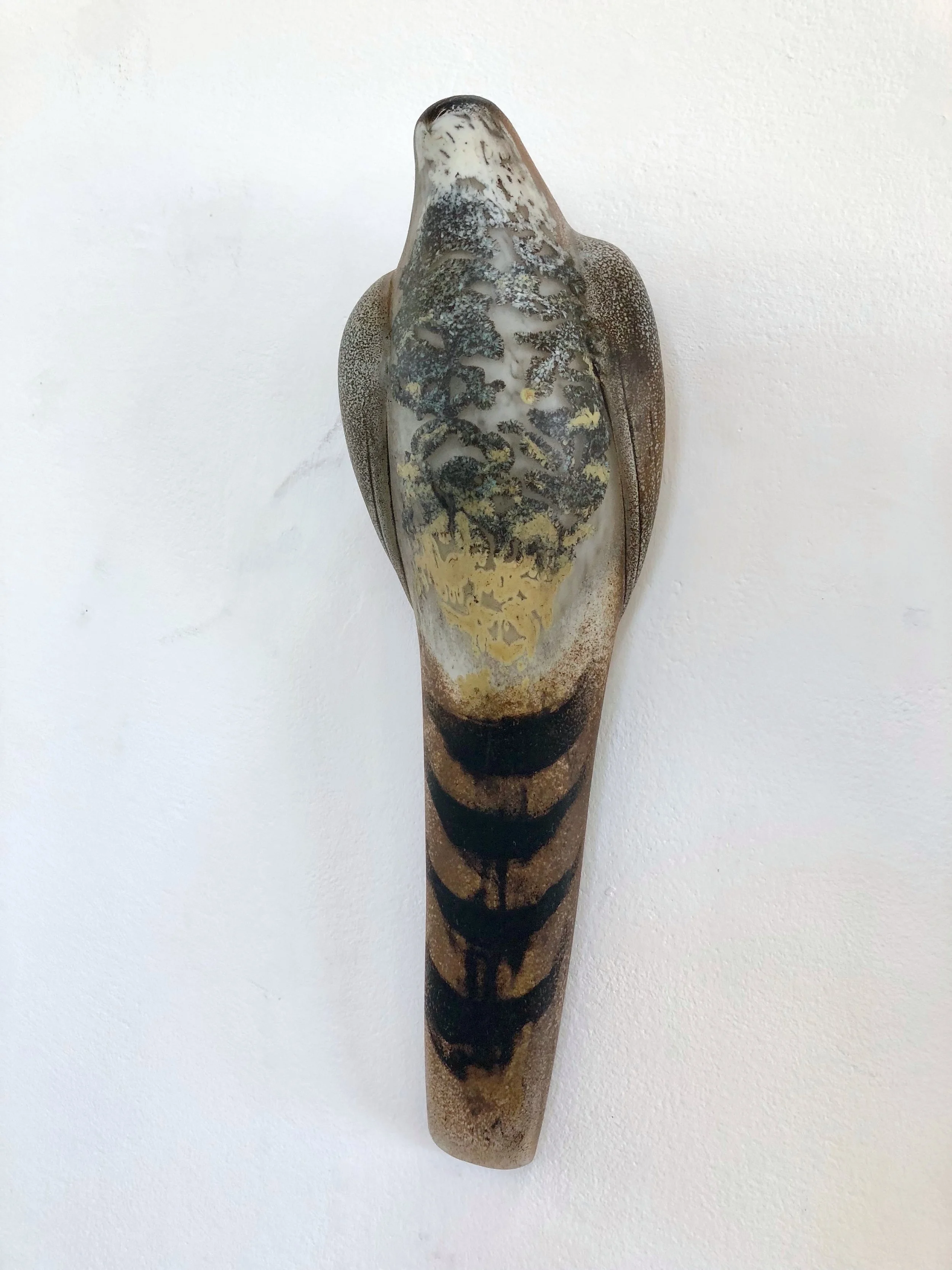  “Sebastian’s Landscape,” 2018  Hand blown pigmented glass  17 x 51⁄2 x 41⁄2 inches 