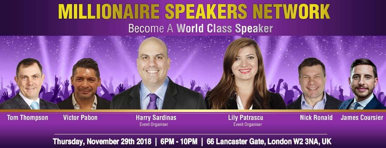 Mentor and Speaker at the Millionaire Speakers Network - A training and marketing platform for those that are serious about taking their speaking career to the next level