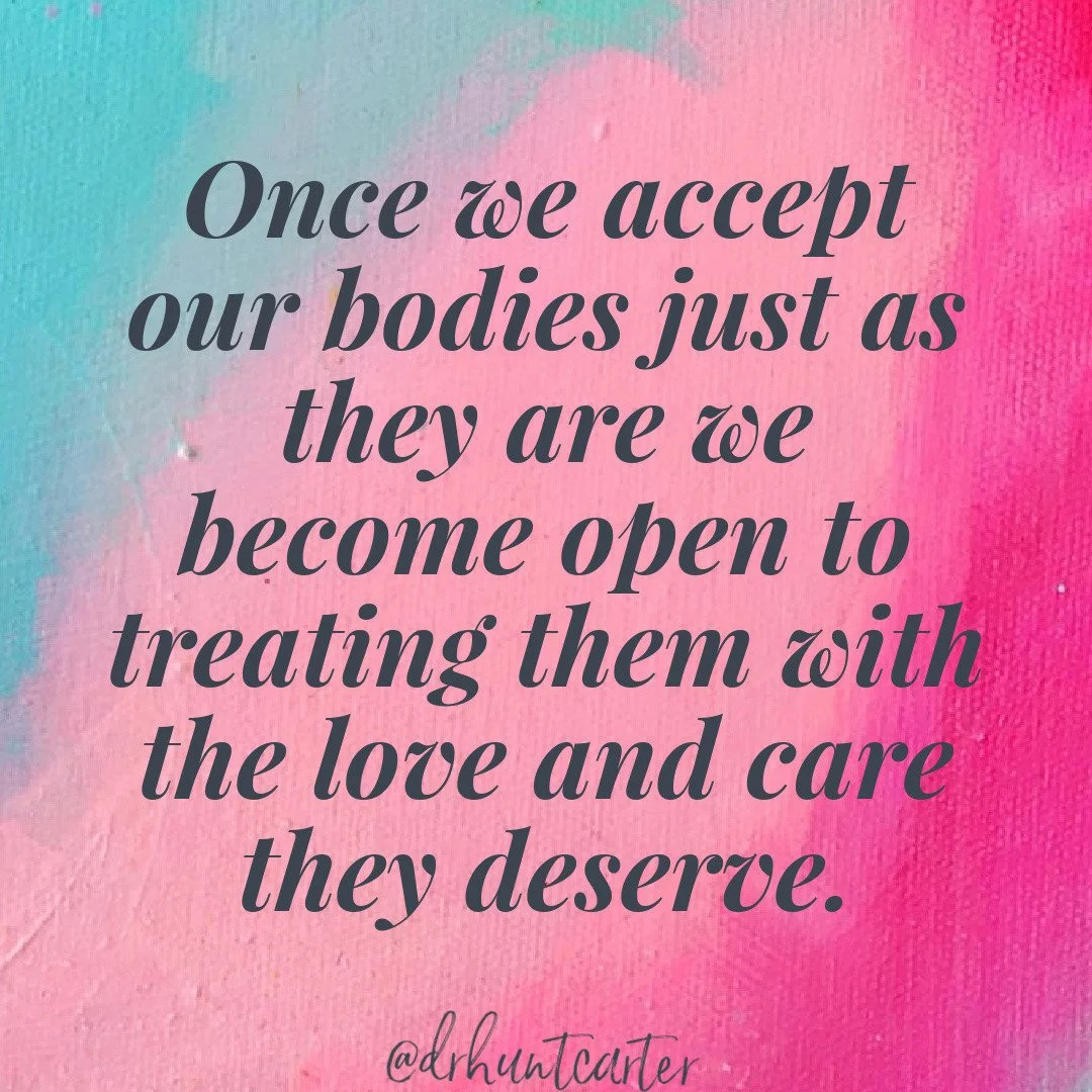 You can't bully yourself into a better relationship with your body. It's just not possible. Do you find yourself hating your body, or seeing it as an enemy or an obstacle? You can disengage from the body battle by starting to approach your deeply imp