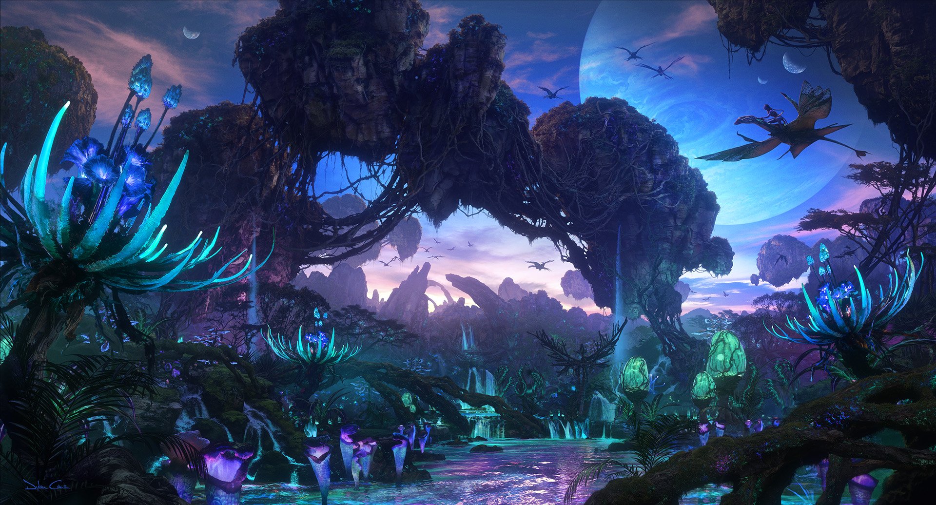 Avatar 2 first look James Cameron shares Pandora concept art