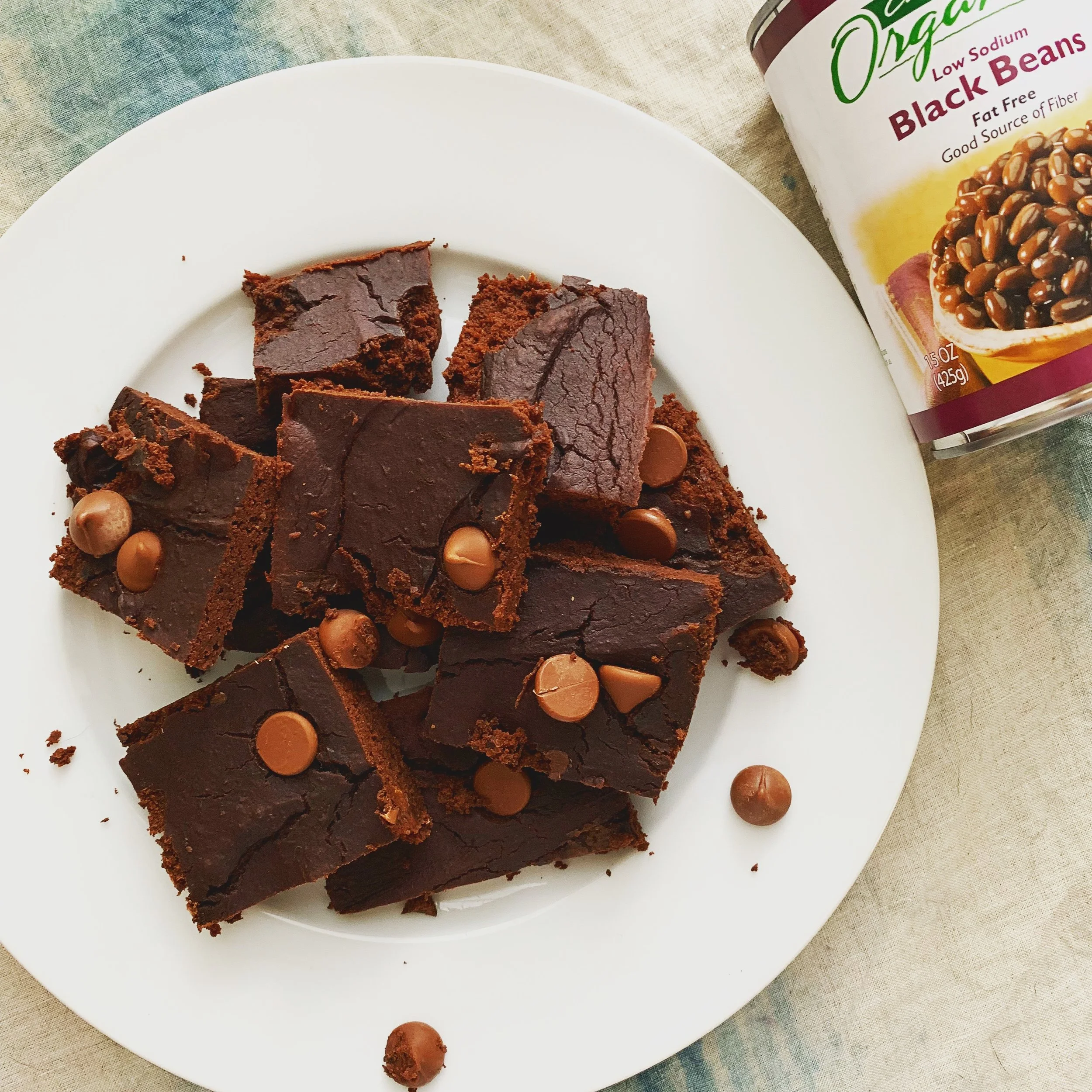 Dark Chocolate Black Bean Brownies