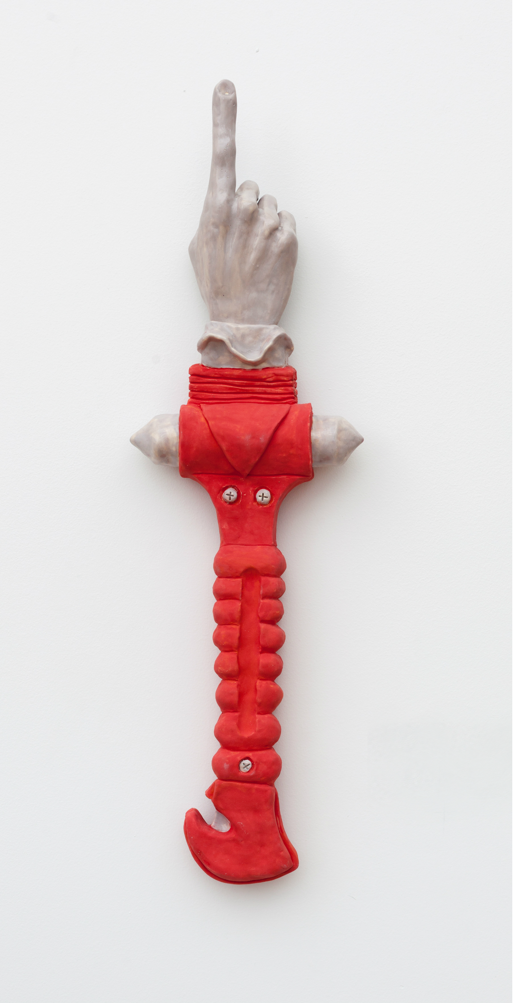   In Case of Emergency (Torah pointer)   24" x 8" x 3" / Ceramic / 2015 