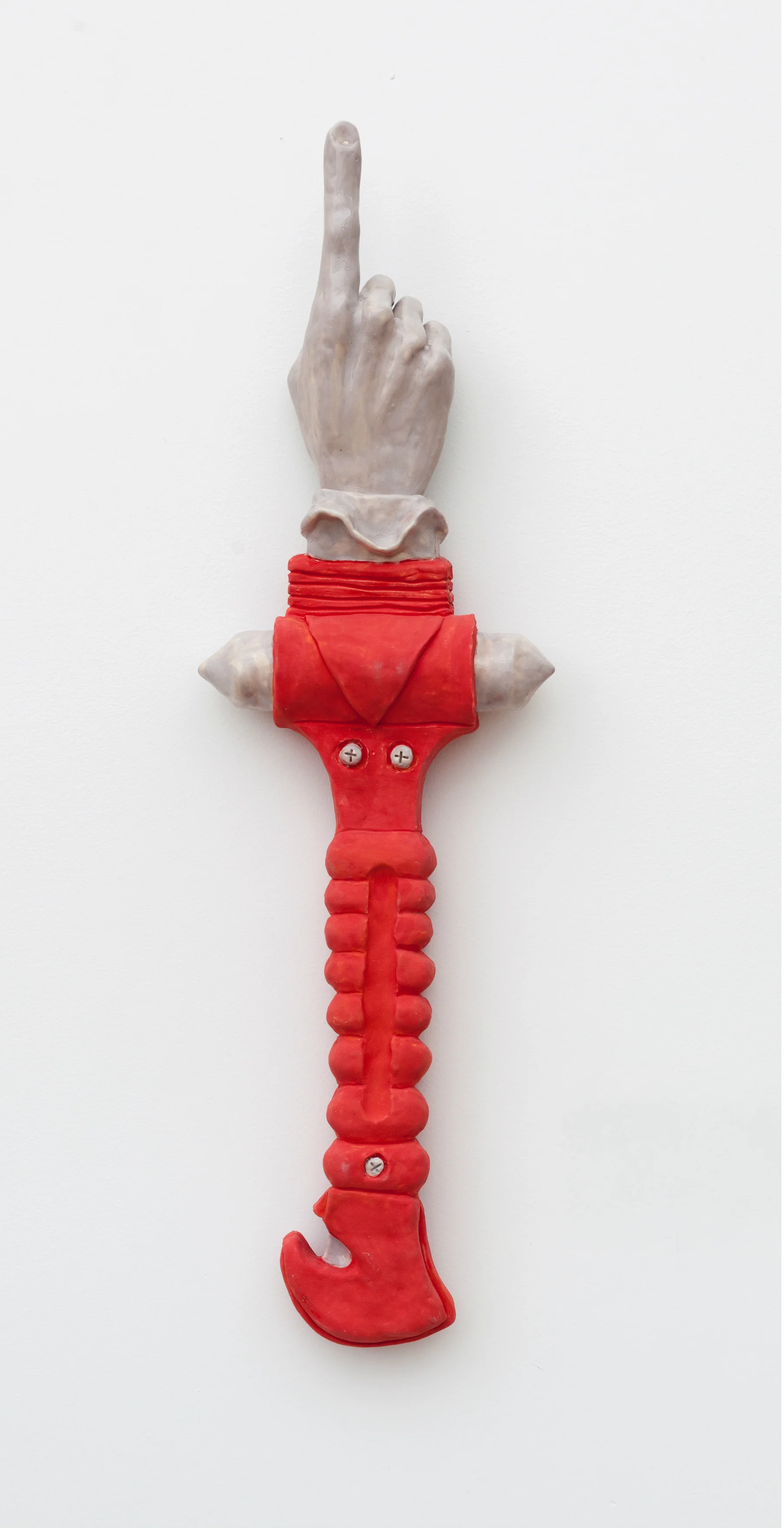 In Case of Emergency (Torah pointer) 24" x 8" x 3" / Ceramic / 2015