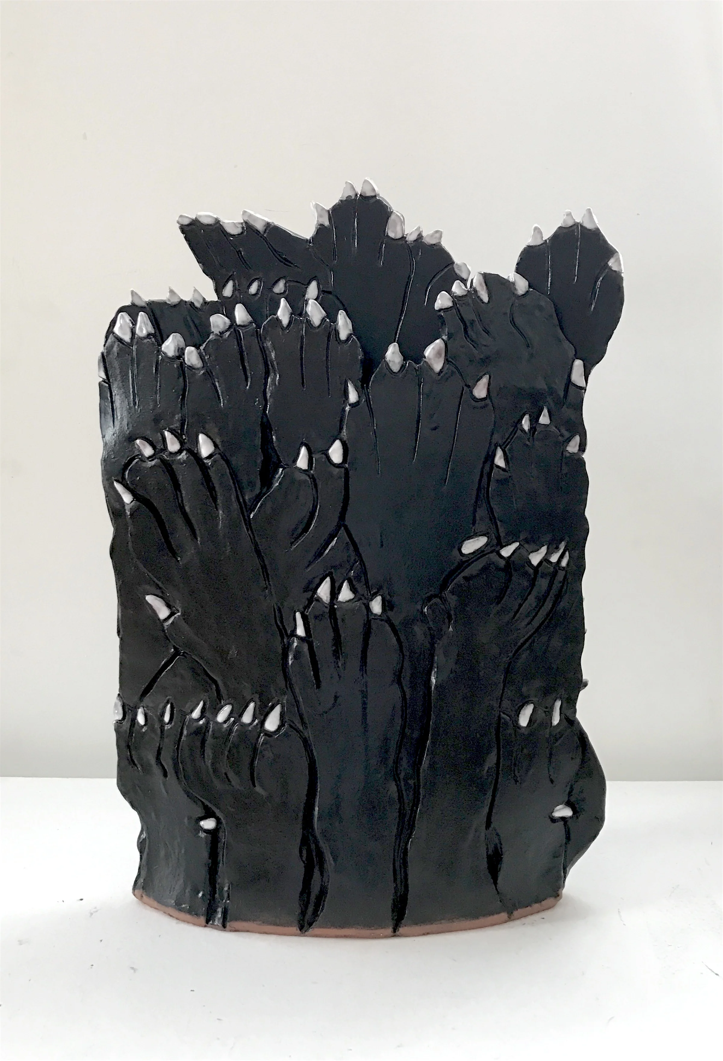 Nemesis 24” x 20” x 2” / Ceramic / 2017