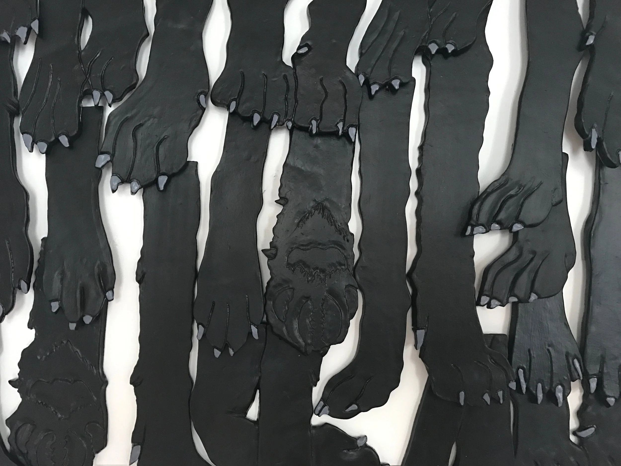 Paw Curtain Detail