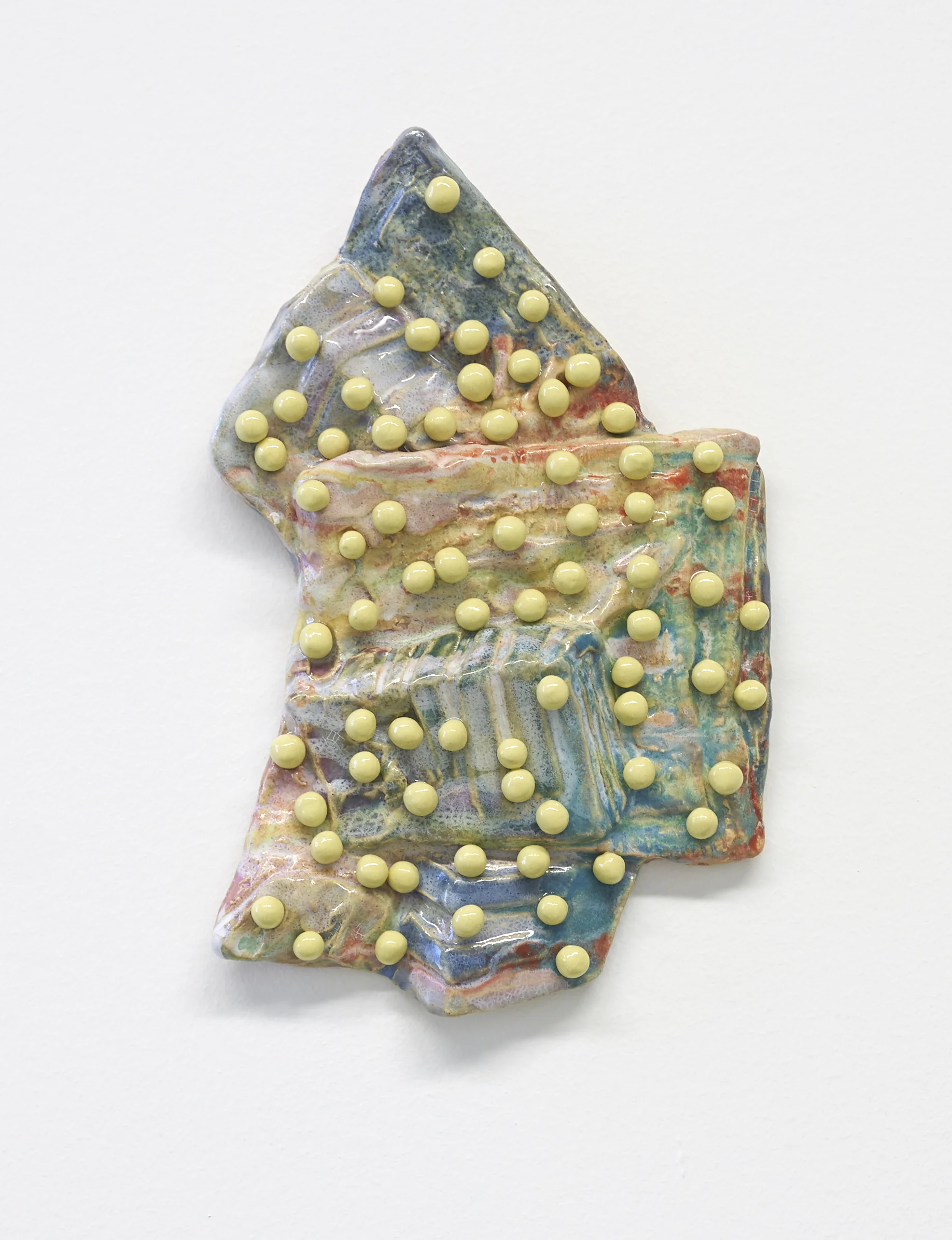 Headrest 10” x 7” x 1” / Stoneware, Porcelain, Resin / 2018 Collaboration with Athena Witscher