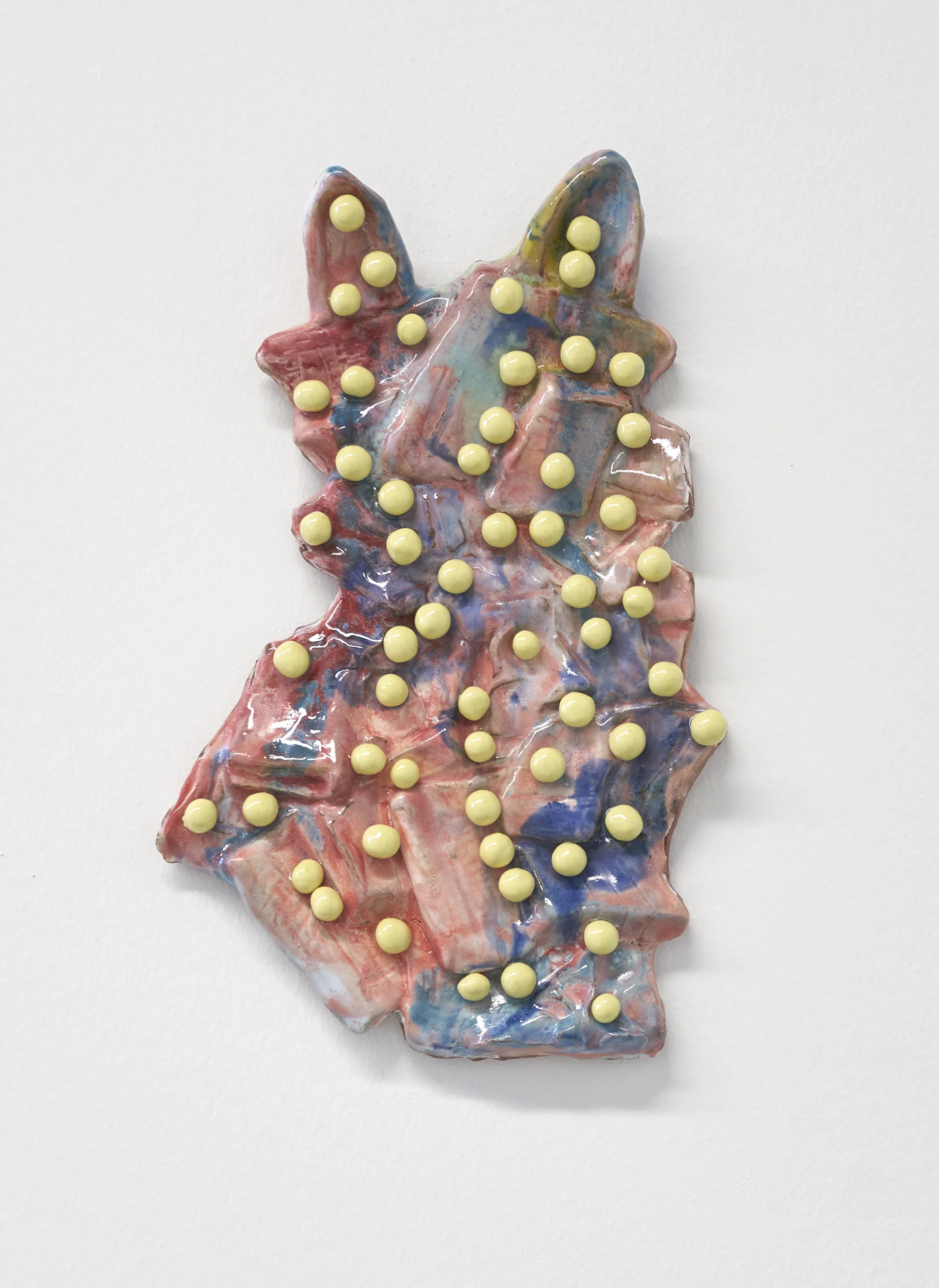 Nether 10” x 6” x 1” / Stoneware, Porcelain, Resin / 2018 Collaboration with Athena Witscher
