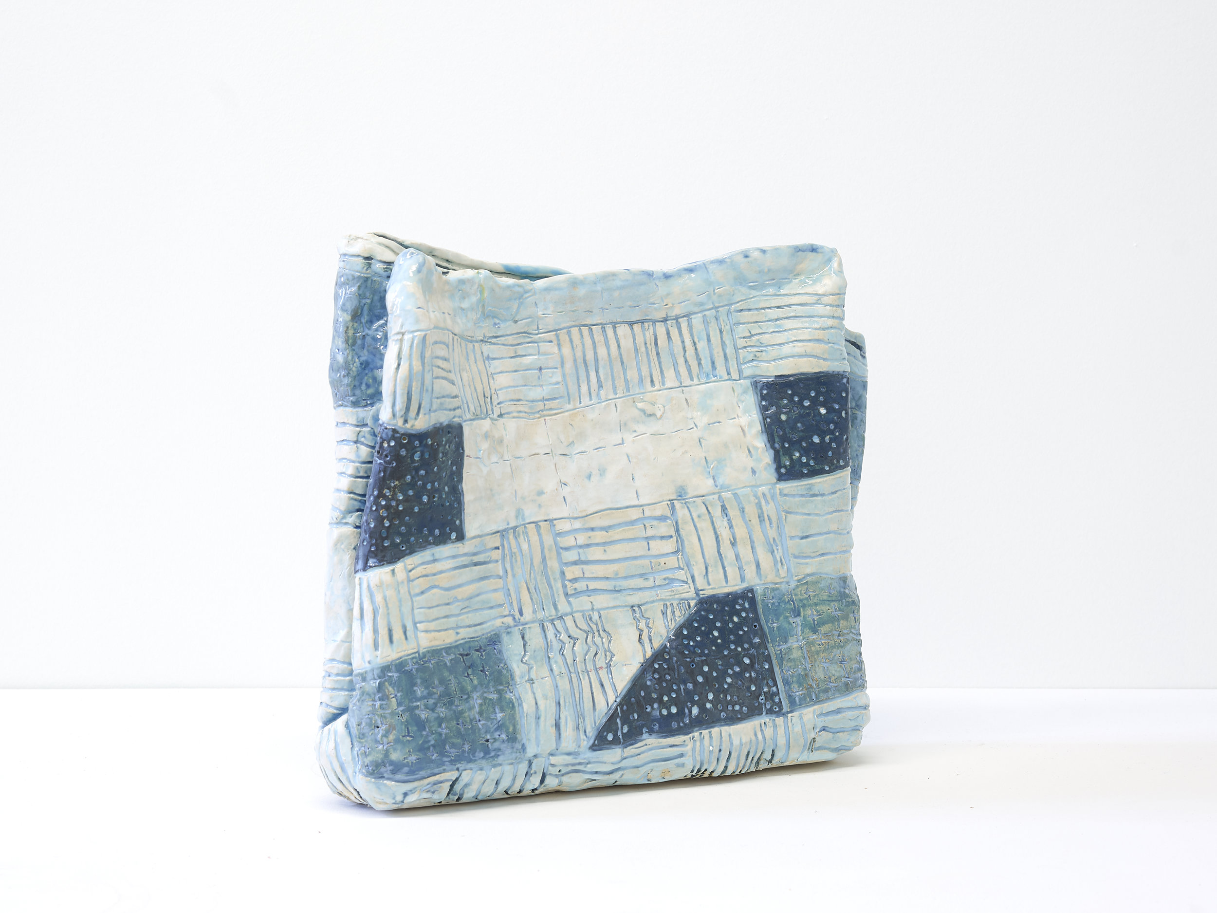   Frances’ Blanket   13” x 14” x 4” / Ceramic / 2018 