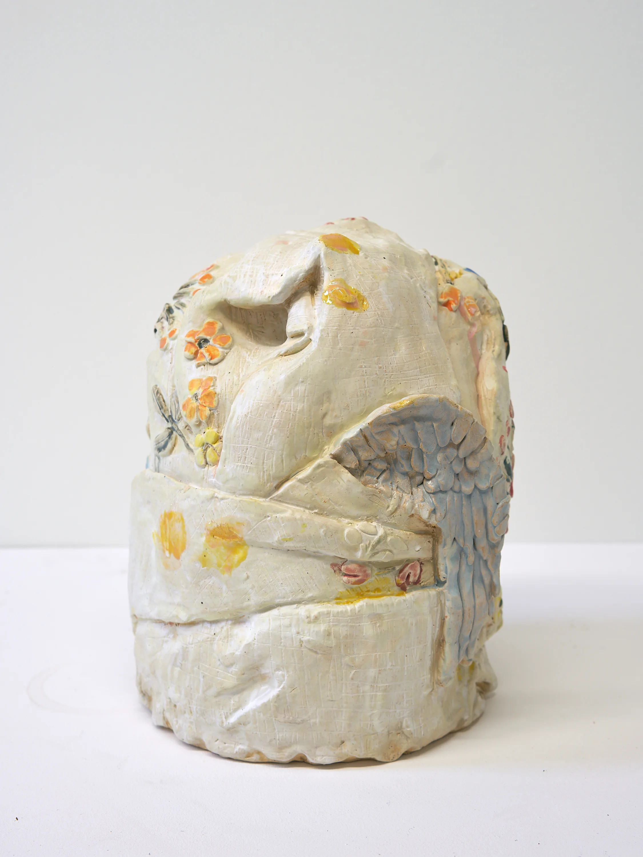 Pillowcase and Wing 11” x 8” x 8” / Ceramic / 2018