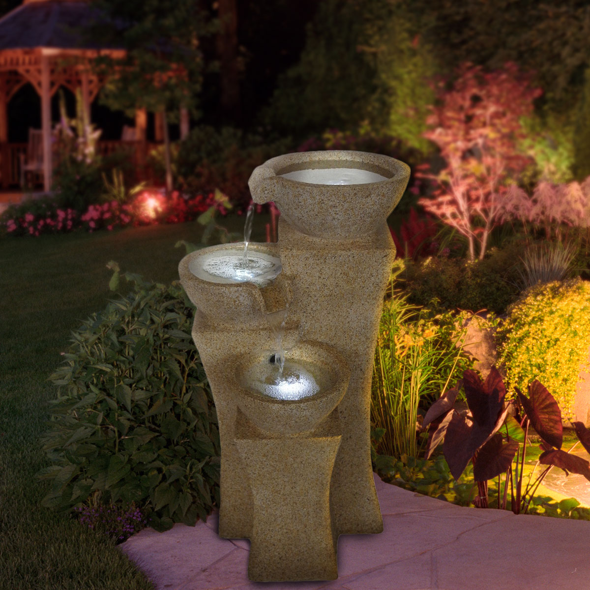 Lighted Bowl Fountain