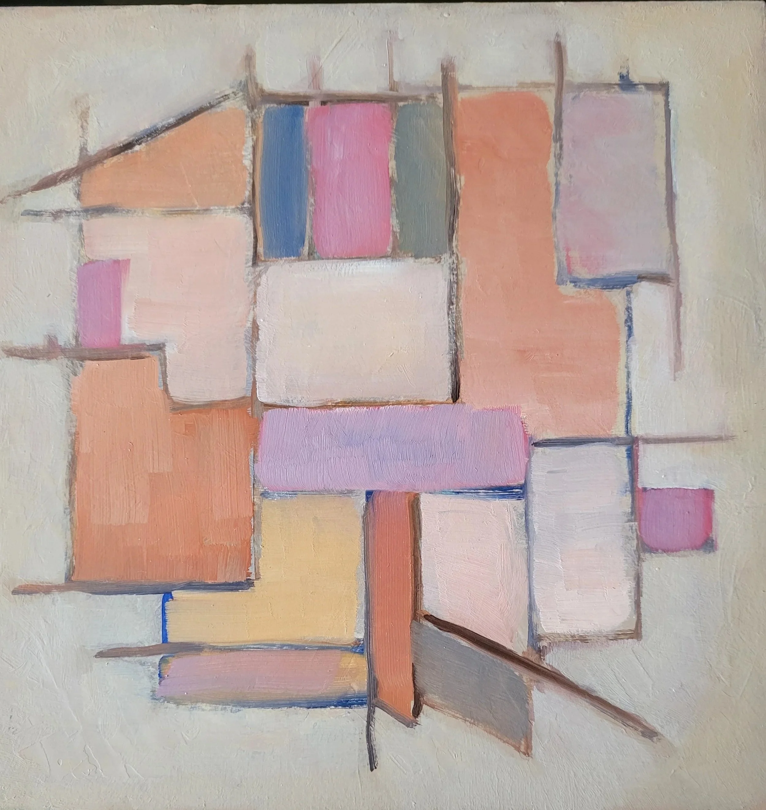 8" x 8", Oil on Board