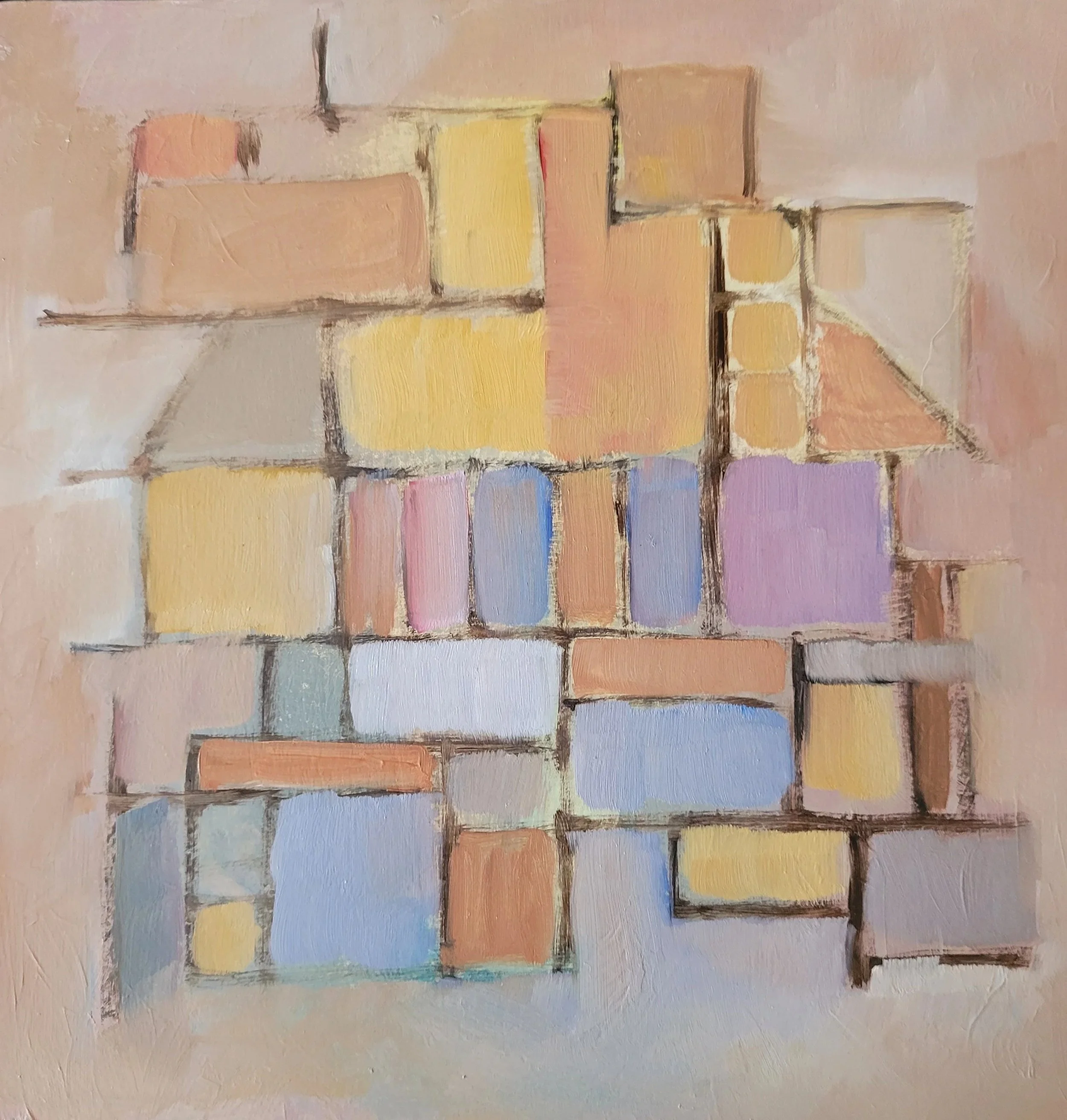 8" x 8", Oil on Board