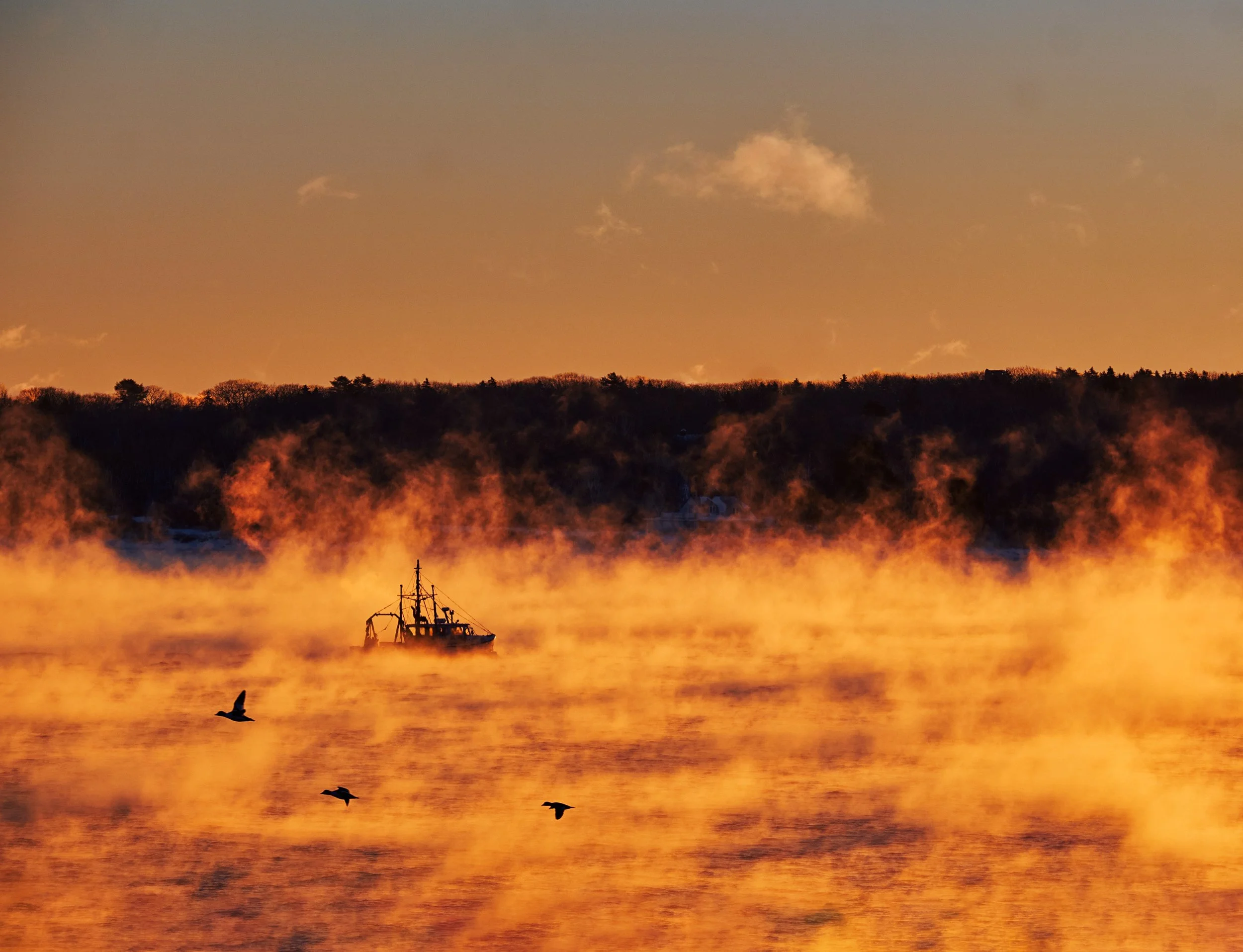Smoky ocean 