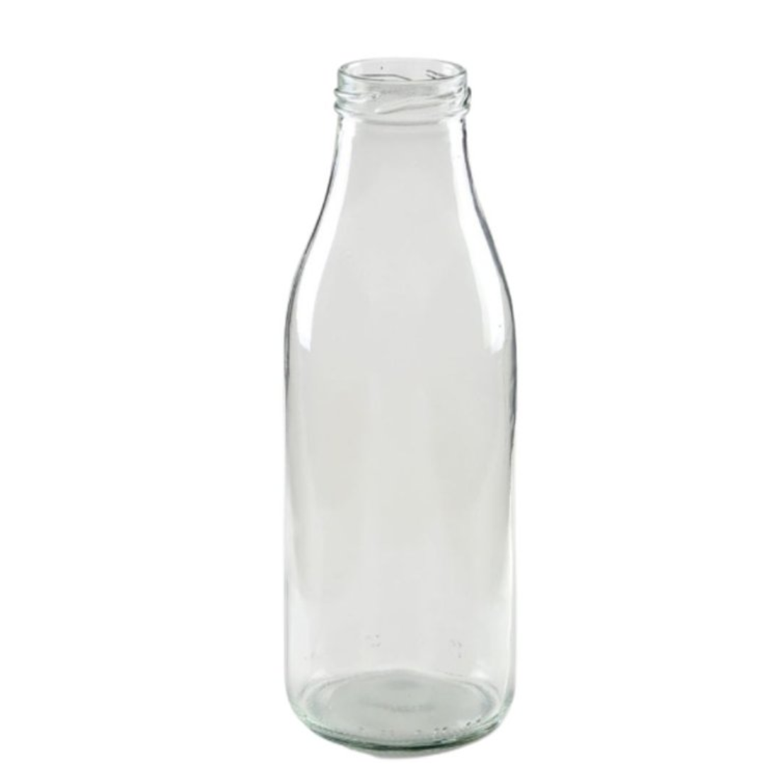 1000ml Milk/Juice/Sauce/Frescor Glass Bottle — HS French Flint Ltd