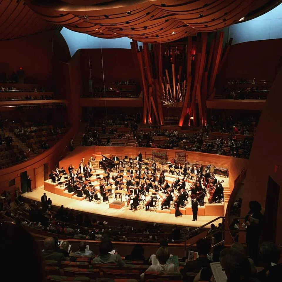 with the LA Phil, 2016