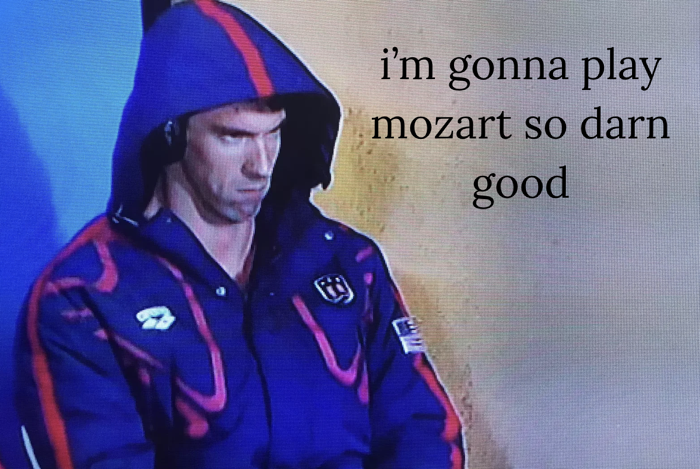 michael phelps in the zone