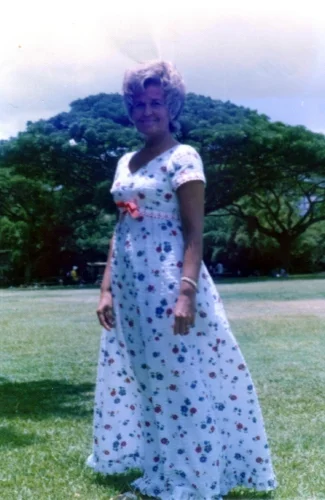 Martha Rutherford in Hawaii 1977
