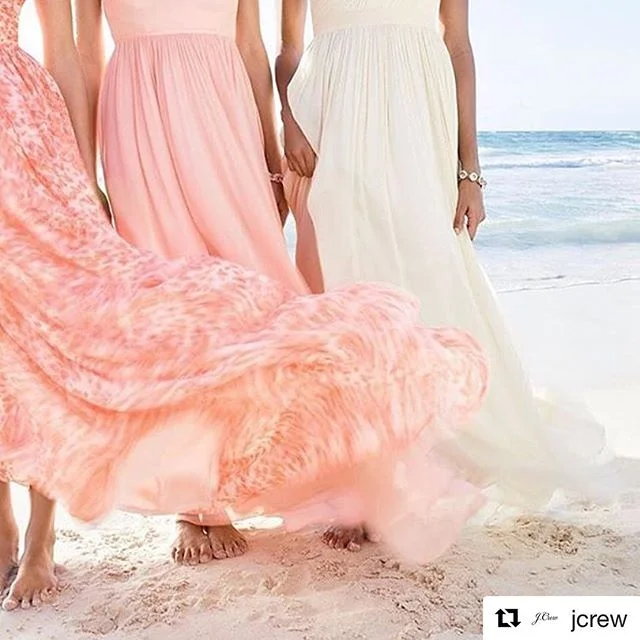 Breaking News: @jcrew is discontinuing their bridal line! The company has marked down its entire line of bridesmaids dresses and wedding gowns by up to 70% online and in stores. Many dresses are out of stock in most sizes. #shopnow #jcrewwedding #wed