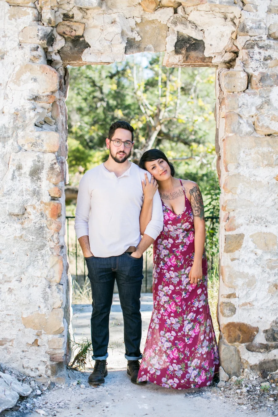 Real Engagement | Randall + Melanie at the Abandoned Mansion