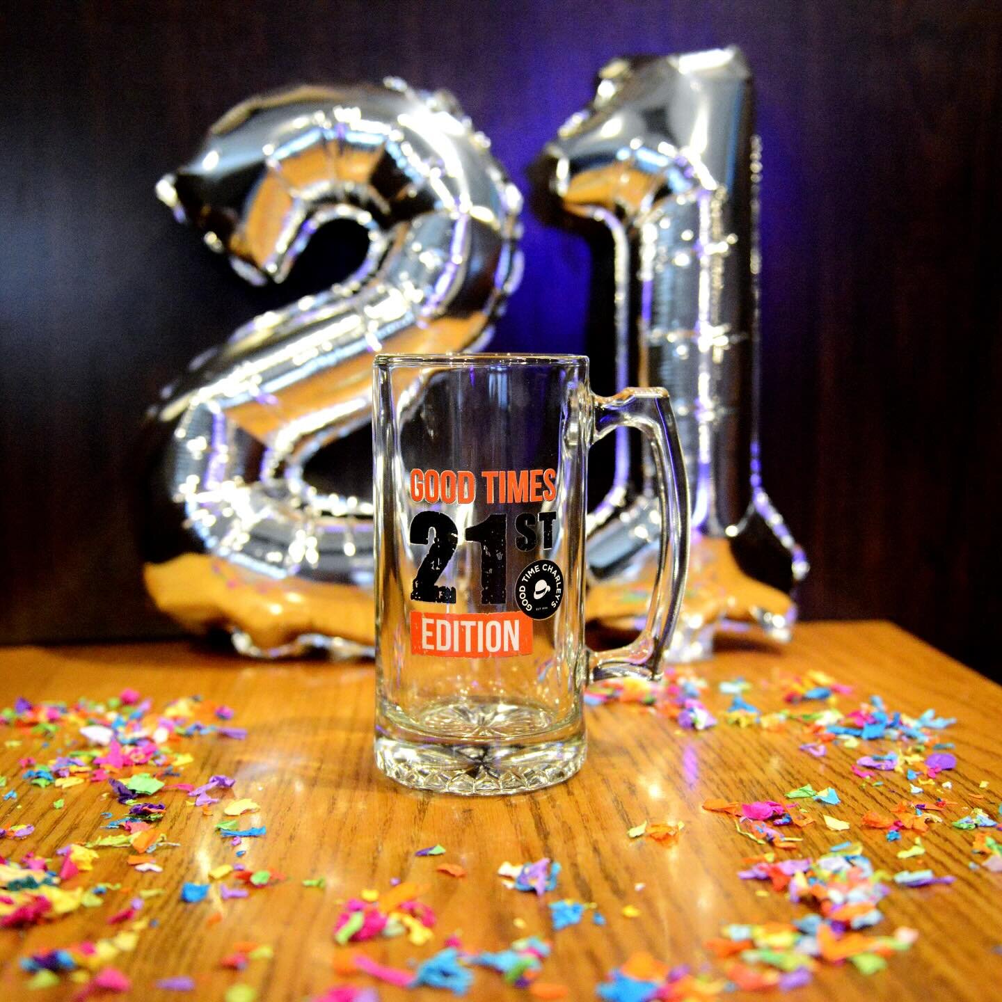 💥BIG NEWS!💥

Is your 21st Birthday coming up?? Charley's will gift you a FREE special edition birthday mug to celebrate! 🎁

All you have to do is come within a day of your birthday and show your ID to get your gift. 

➡️Send this to a friend who i