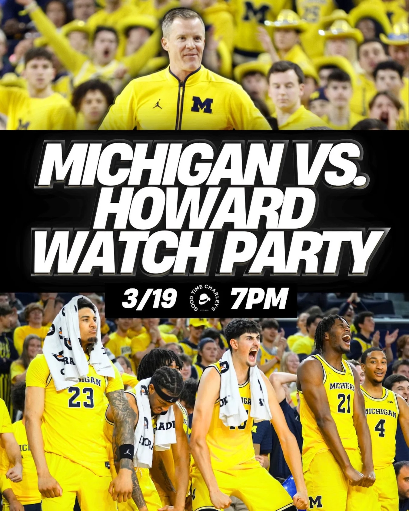 IT&rsquo;S TI〽️EEEE!!! 🤩🏀

COME WATCH ROUND 1 WITH US 🤝

GAME TIME: THURSDAY, MARCH 19TH -> 7PM 🍻