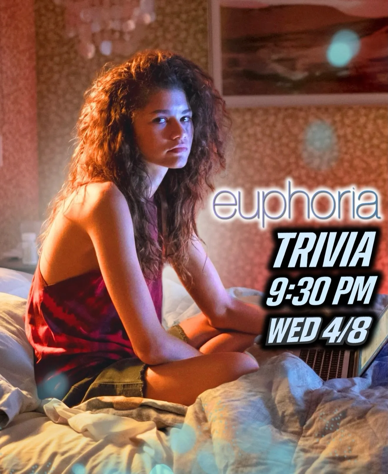 EUPHORIA TRIVIA AT CHARLEY&rsquo;S 🪩
WED 4/8, 9:30PM 🕰️

Reservations go up on LineLeap at 9AM every Monday ✅
Table seating for trivia starts at 7:30PM every Wednesday ✏️