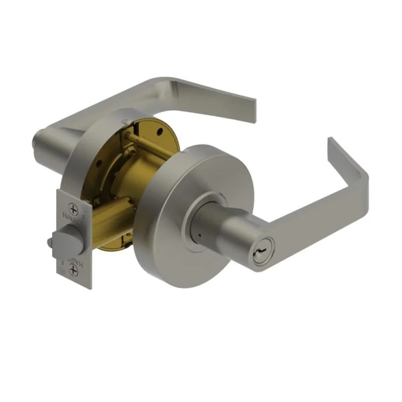 Hager 2553 Entry Lock, Grade 2, Satin Chrome (US26D)