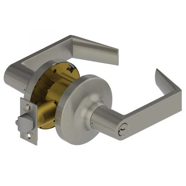 Hager 3453 Entry Lever Lock , Grade 1, Satin Chrome (US26D)