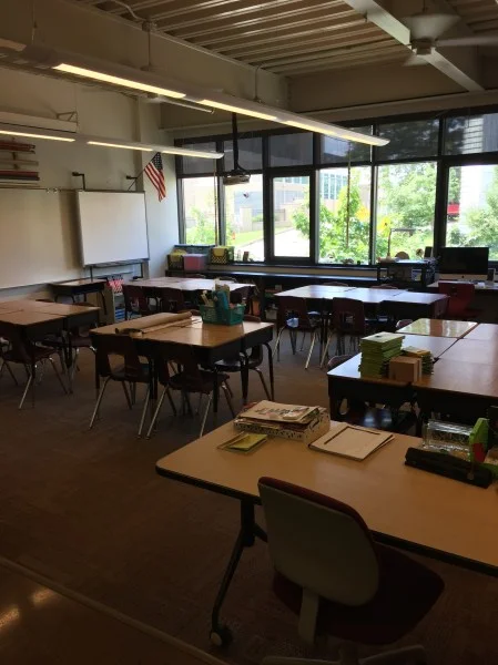 The classroom where the first "Secret of Life" lesson went down.