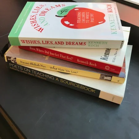 Key books I've been leaning on to teach this year.