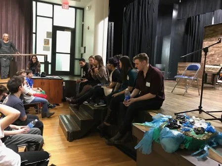 Poet friends who came to read and discuss poetry at our "Art as Power Collective" assembly.