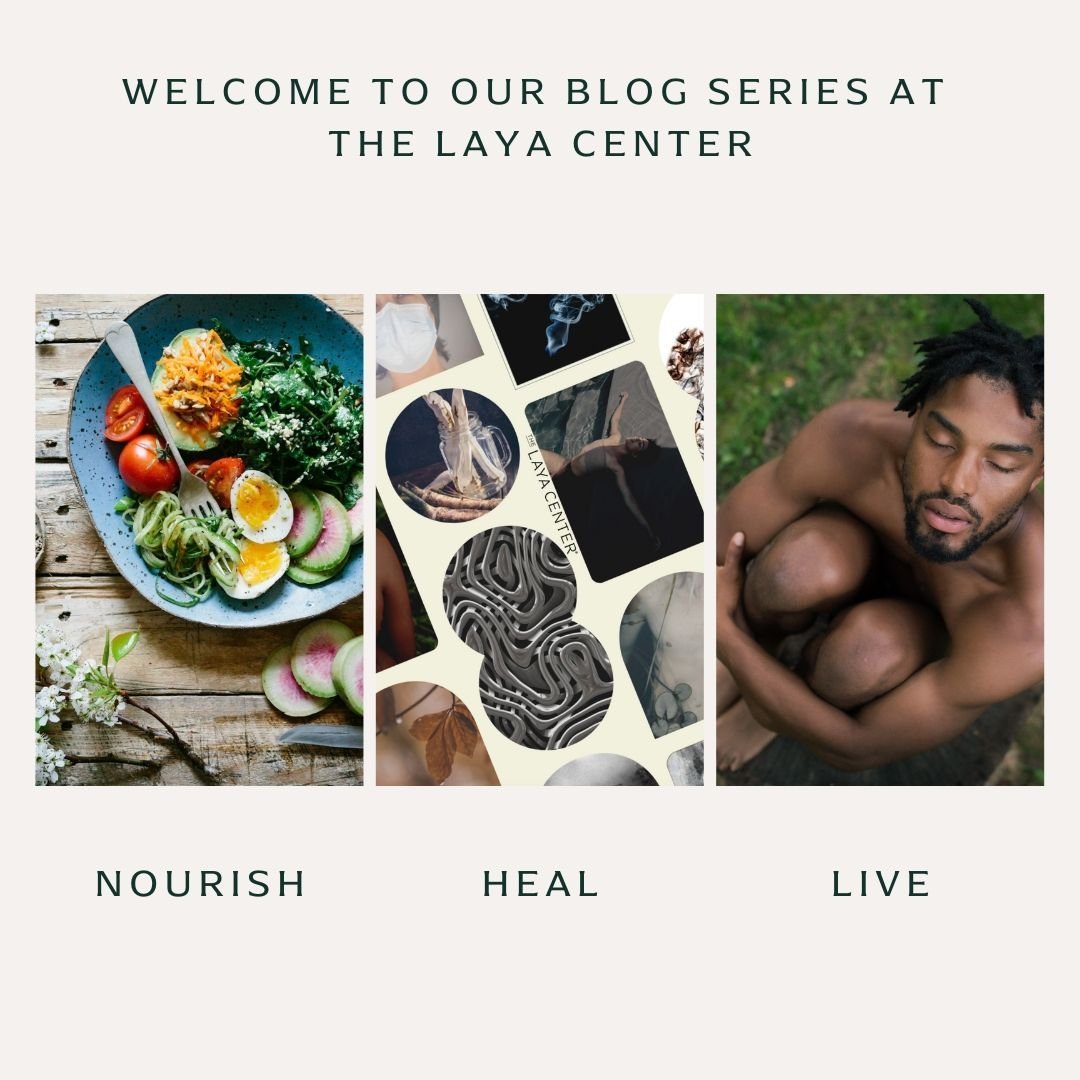 Welcome to Our Blog Series at The Laya Center
Our blogs are crafted with three distinct principles to enrich your journey to holistic wellness. Each blog is a unique space designed to cater to different aspects of your well-being:
 NOURISH - Discover