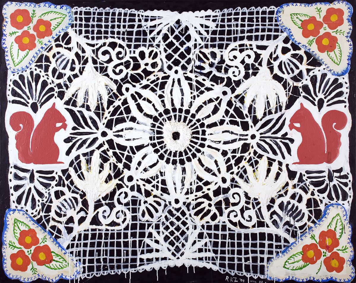 Red Squirrel (Lace Series), 2001